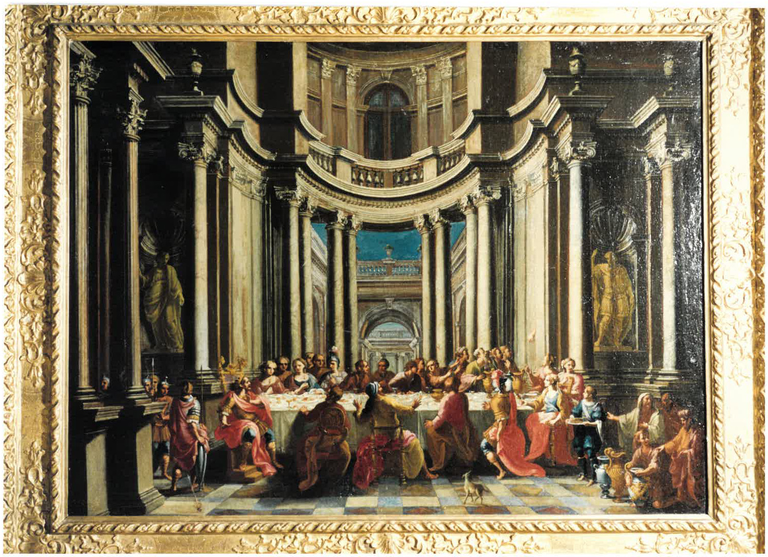 Giovanni Paolo Panini, Il convito di Baldassarre, olio su tela