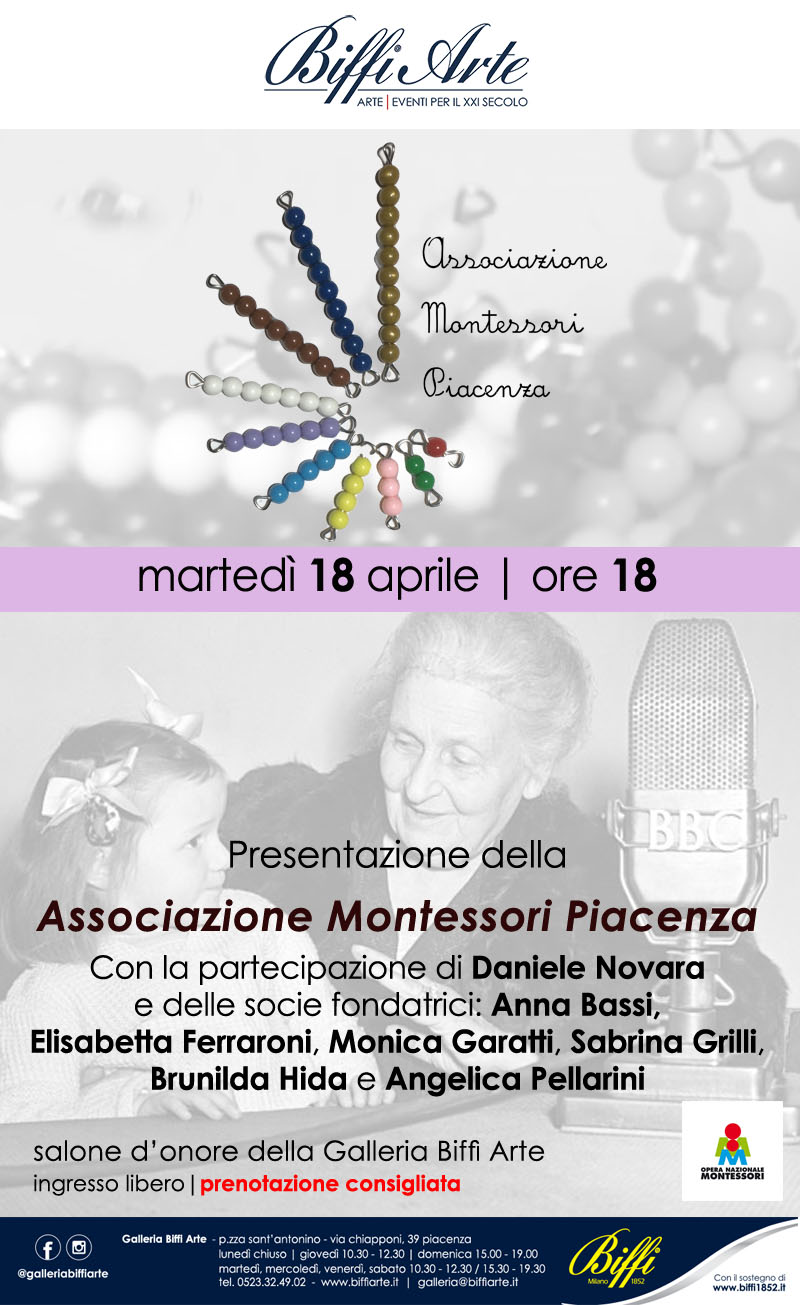 18 Aprile 2023_Presentazione della Associazione Montessori Piacenza Con la partecipazione di Daniele Novara, Sabrina Grilli, Angelica Campominosi, Monica Garatti