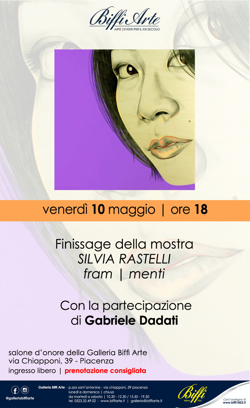 10 Maggio 2024 - Finissage della mostra di Silvia Rastelli - Con la partecipazione di Gabriele Dadati